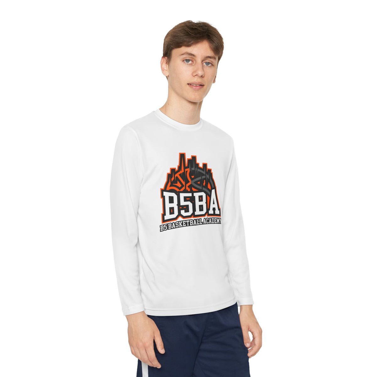 B5BA Youth Long Sleeve Competitor Tee