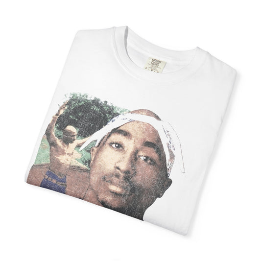 Graphic Tee — "It's a Set Up So Keep Ya Head Up" Vintage Hip-Hop Portrait